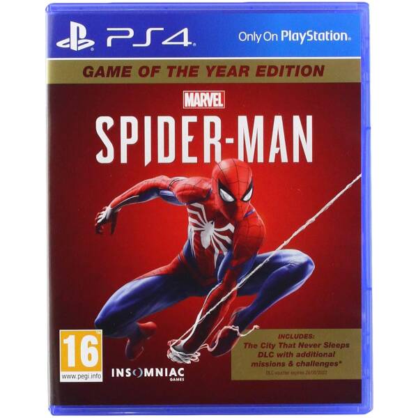 Marvel's Spider-man GOTY PS4