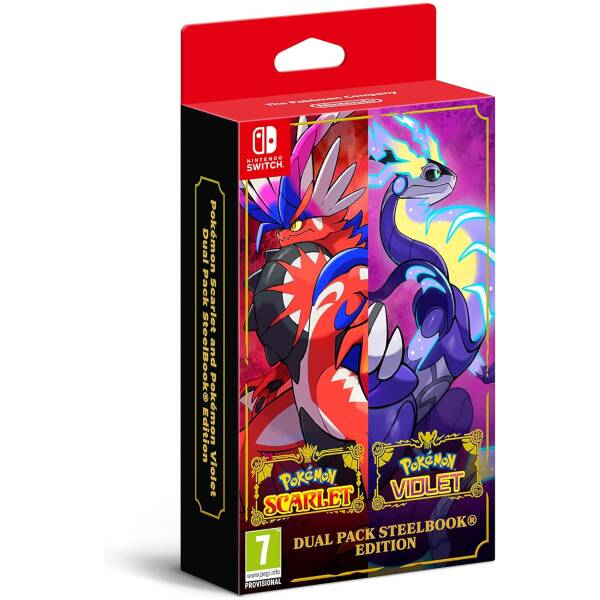 Pokemon Scarlet and Violet Dual Pack SteelBook