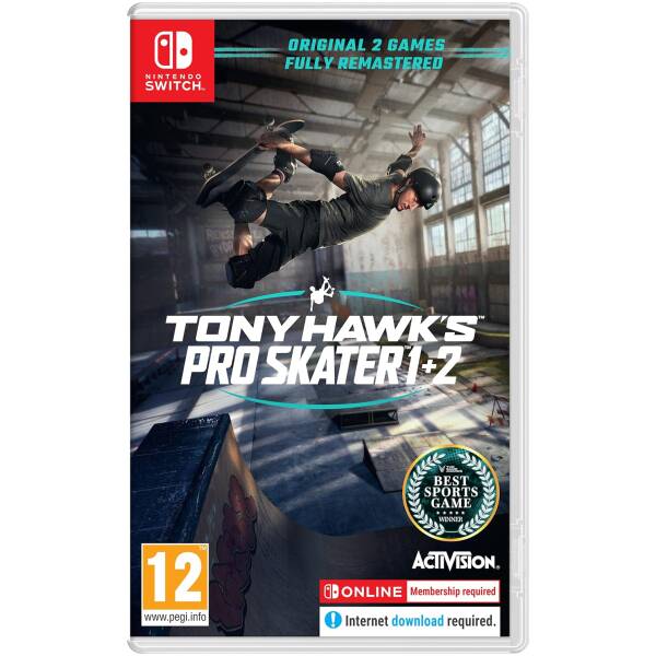 Tony Hawks Pro Skater 1+2 Nintendo