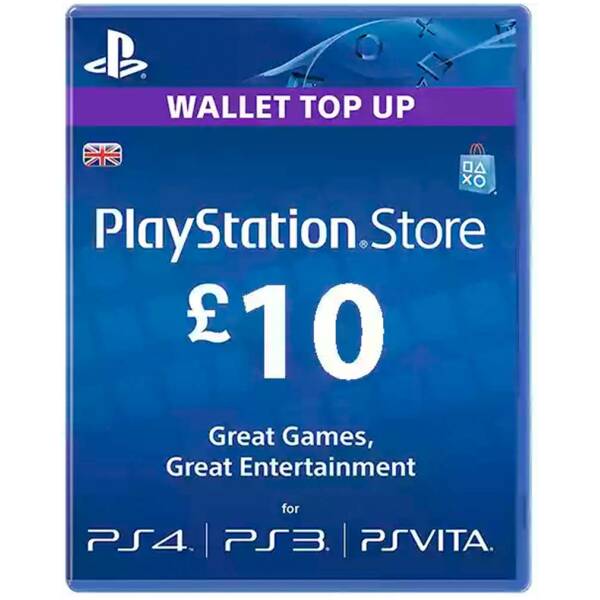 PSN PlayStation Store 10£ UK