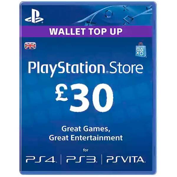 PSN PlayStation Store 30£ UK