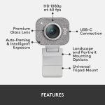 Logitech Streamcam Full HD 1080p at 60fps White Image 4