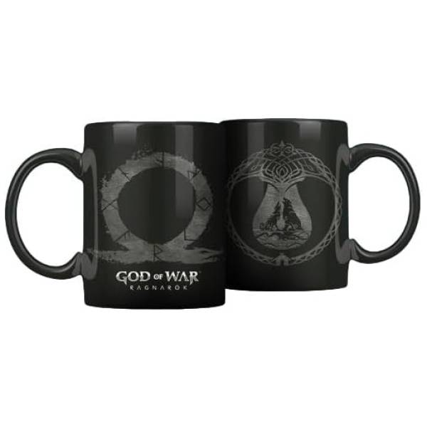God of War Ragnarok - Heat Changing Mug Black Wolves Numskull Image 2