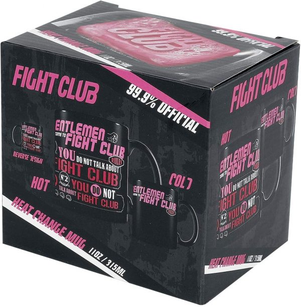 Fight Club - Rules Heat Change Mug Image 3