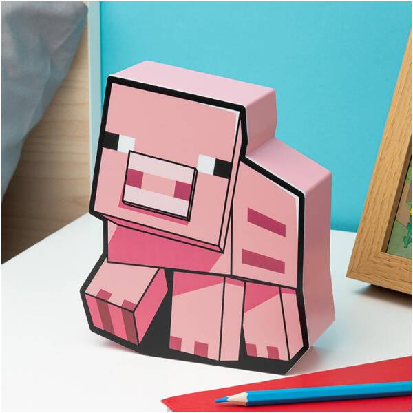 Minecraft Pig Box Light Image 1