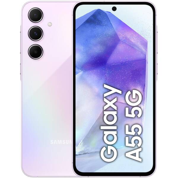 Samsung Galaxy A556B A55 8/128GB 5G DS Lilac Image 1