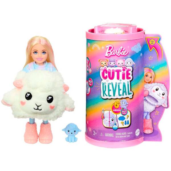 Barbie Cutie Reveal Chelsea Mini White Lamb HKR18