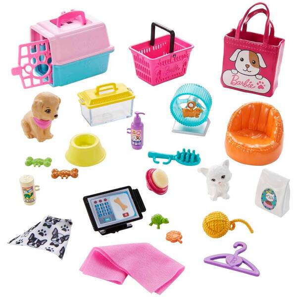 Barbie Doll and Pet Salon Playset GRG90 3