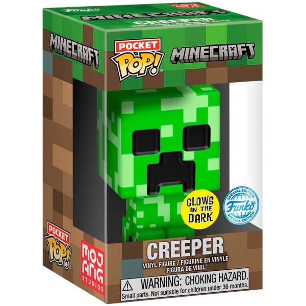 Funko Pocket Pop! & Tee Minecraft Blue Creeper 2