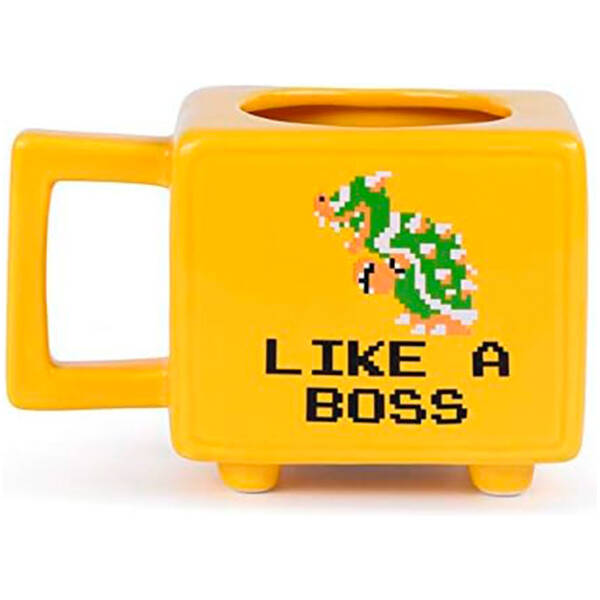 Super Mario Like A Boss TV Shaped Heat Changing Mug 1