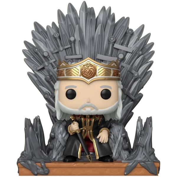 Funko Pop Deluxe! House of the Dragon – Viserys on the Iron Throne Image 2