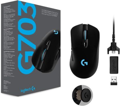 Logitech G703 LIGHTSPEED Wireless Gaming Mouse Image 4