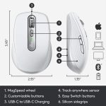Logitech MX Anywhere 3 Mouse (White) For Mac, iPad Image 3