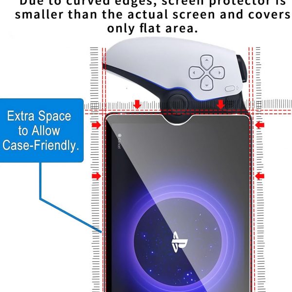 Tempered Glass Screen Protector For PlayStation Portal (Pack of 2) Image 2