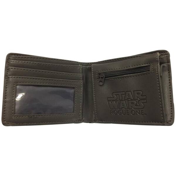 Star Wars Rogue One Empire Death Star Logo PU Leather Wallet Image 2