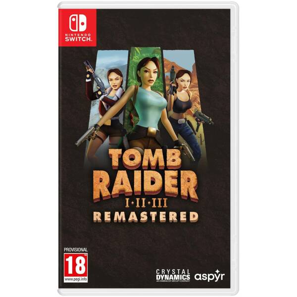 Tomb Raider I-III Remastered Starring Lara Croft Nintendo Switch/Lite