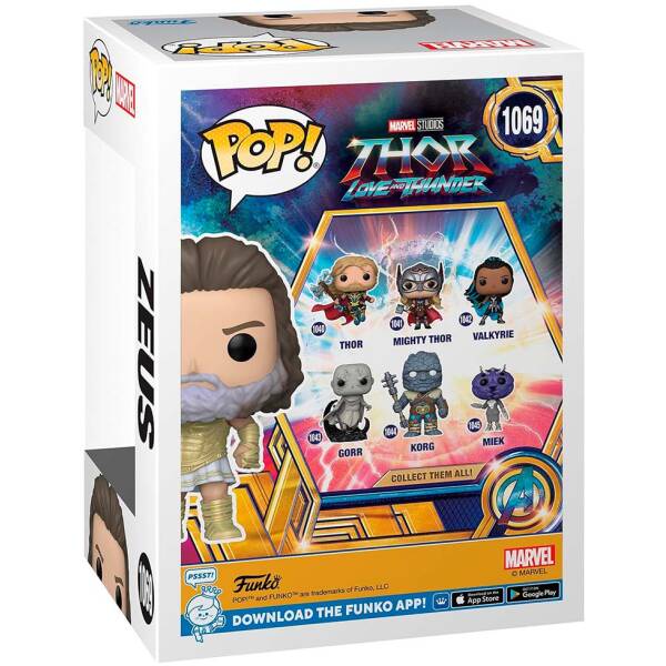 Funko Pop! Marvel Thor Love and Thunder – Zeus #1069 2