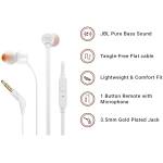 JBL Tune T160 Headphones with Mic (White) Image 4