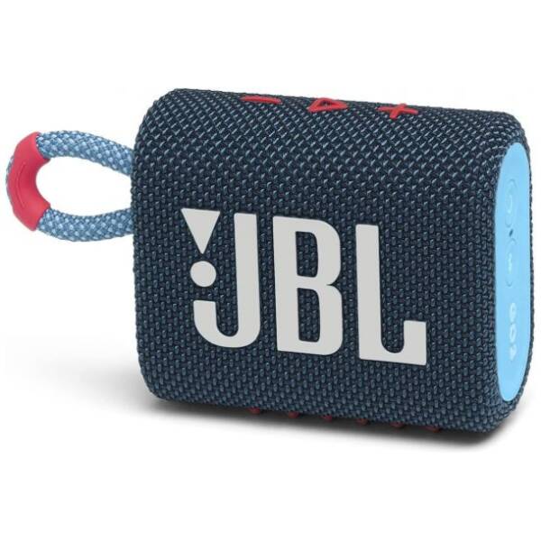 JBL GO 3 (Blue/Pink) Image 1