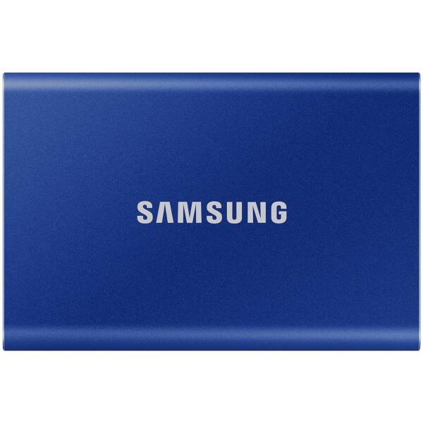 Samsung T7 Portable SSD 2TB Blue Image 1