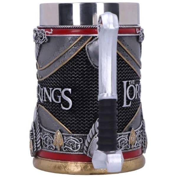 Lord of The Rings Aragorn Tankard Silver 15.5cm Image 3