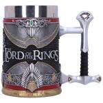 Lord of The Rings Aragorn Tankard Silver 15.5cm Image 1