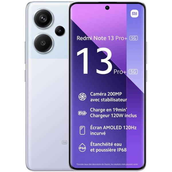 Xiaomi Redmi Note 13 Pro Plus 8/256GB 5G DS Aurora Purple Image 1