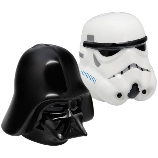 Star Wars Darth Vader and Stormtrooper Salt and Pepper Shakers Image 1