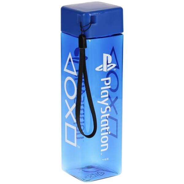 Paladone Playstation Plastic Water Bottle with Wrist Strap 500 ml Image 1