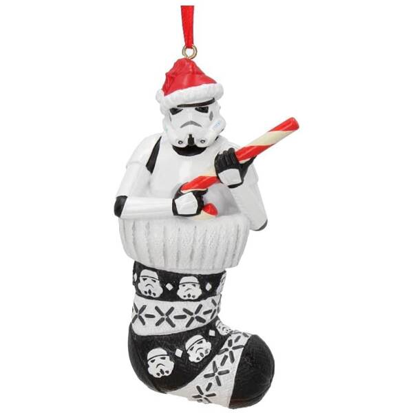 Star Wars Christmas Stormtrooper in Stocking 11.5 cm Image 1