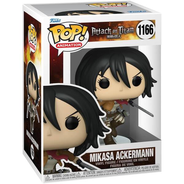 Funko Pop! Attack on Titan - Mikasa Ackerman #1166 Image 1