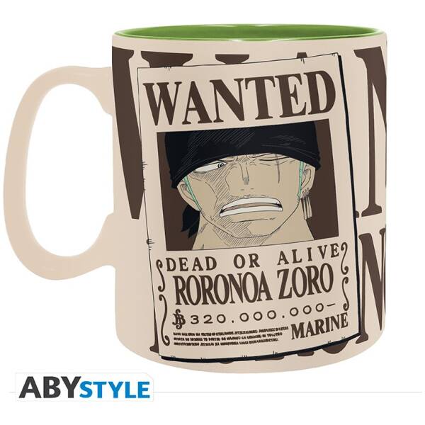 One Piece - Mug 460 ml Zoro & Wanted Image 1