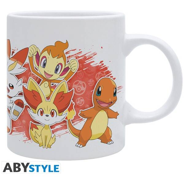 Pokemon - Mug 320 ml Fire Starters White Image 2