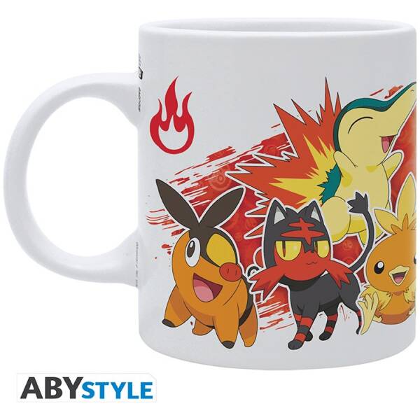 Pokemon - Mug 320 ml Fire Starters White Image 1