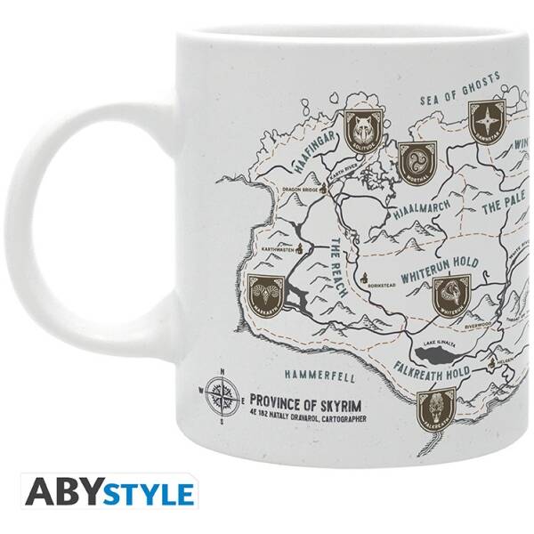 Skyrim Mug 320 ml Map Image 1