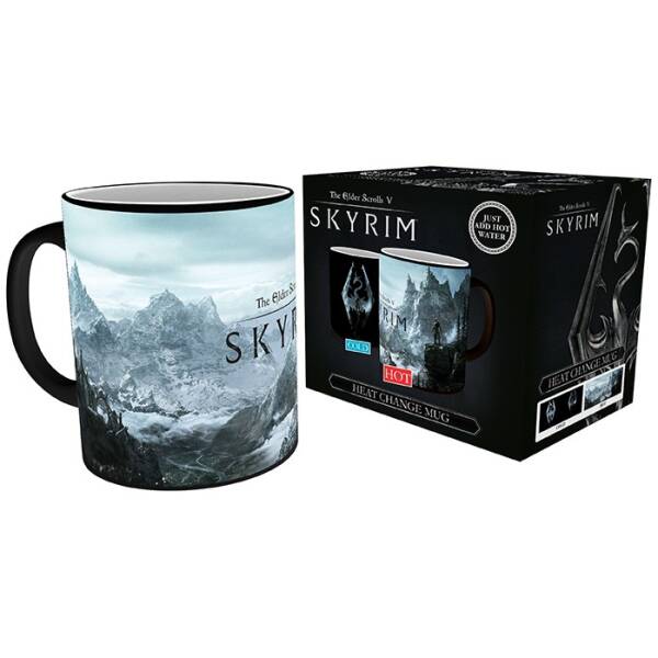 Skyrim Mug heatchange 320ml Dragon Symbol Image 1