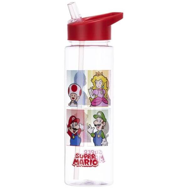 Nintendo - Super Mario Bros 4 Colors Plastic Drinks Bottle 700 ml Image 1