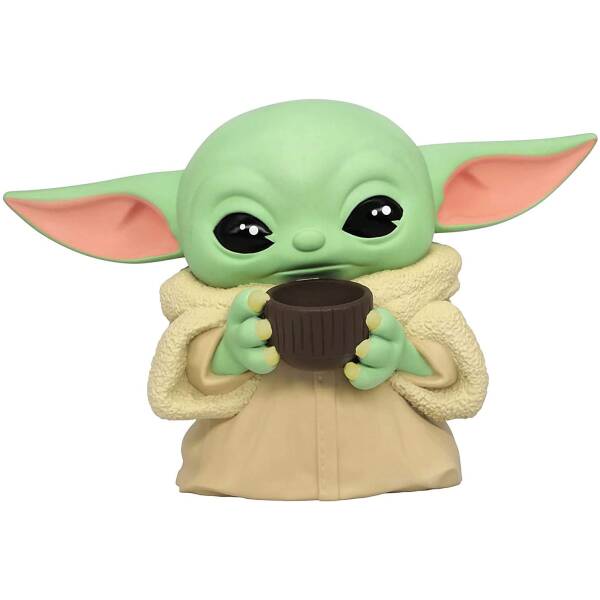 Star Wars - The Mandalorian - Grogu with Cup Figural Bank 20cm Image 1