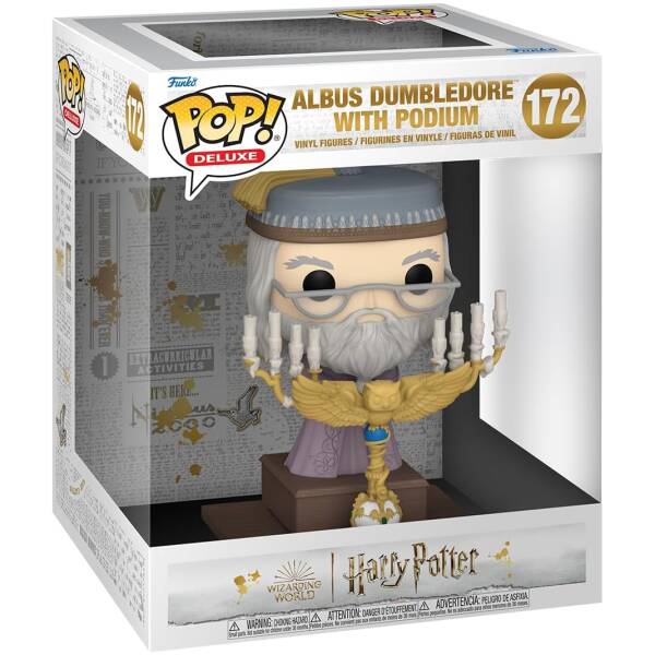 Funko Pop! Deluxe: Harry Potter - Albus Dumbledore With Podium #172 Image 1