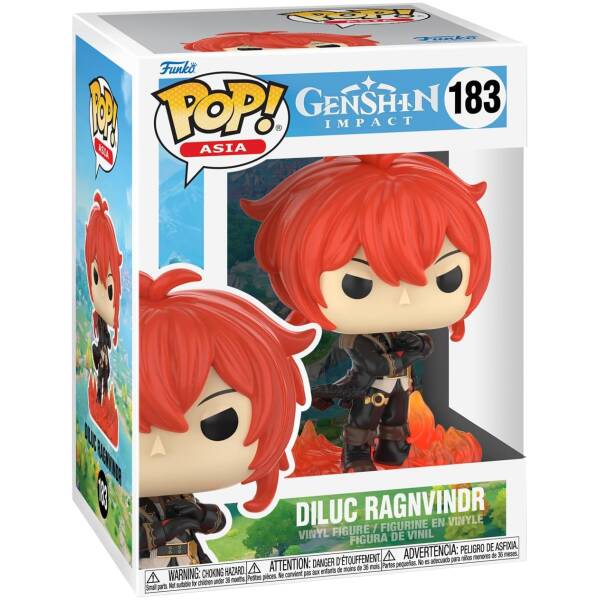 Funko Pop! Genshin Impact Pop! Games Vinyl Diluc Ragnvindr #183 Image 1