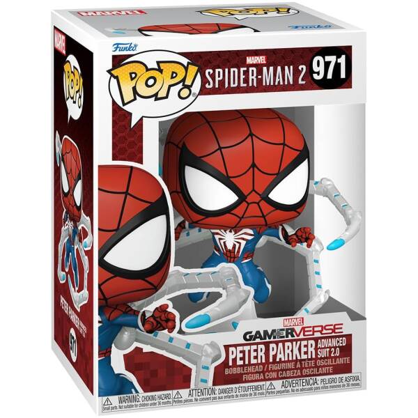 Funko Pop! Games: Spider-Man 2 Peter Parker Suit #971 Image 1