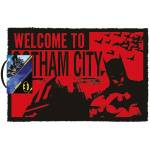 DC Comics Batman Welcome To Gotham Rubber Doormat Image 1