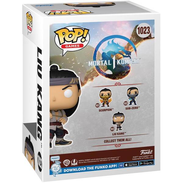 Funko POP! Mortal Kombat Liu Kang #1023 Image 3