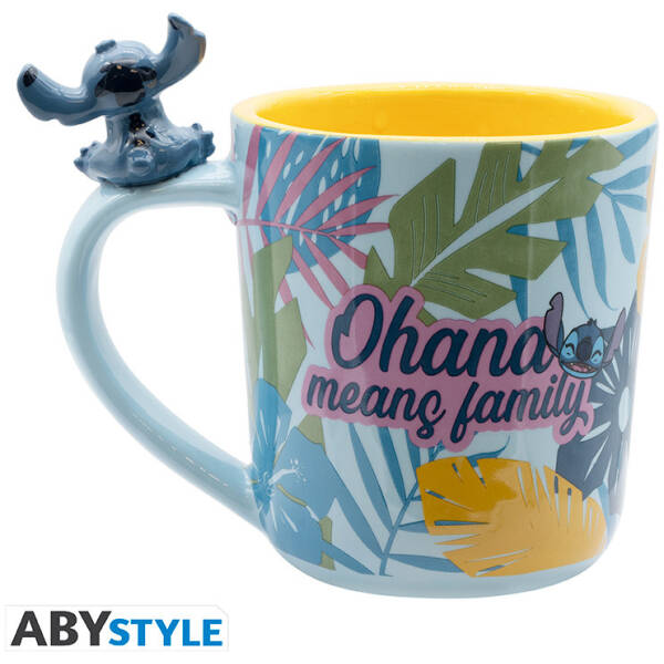 Disney 3D handle Hawaiian Stitch Mug 460 ml Image 2