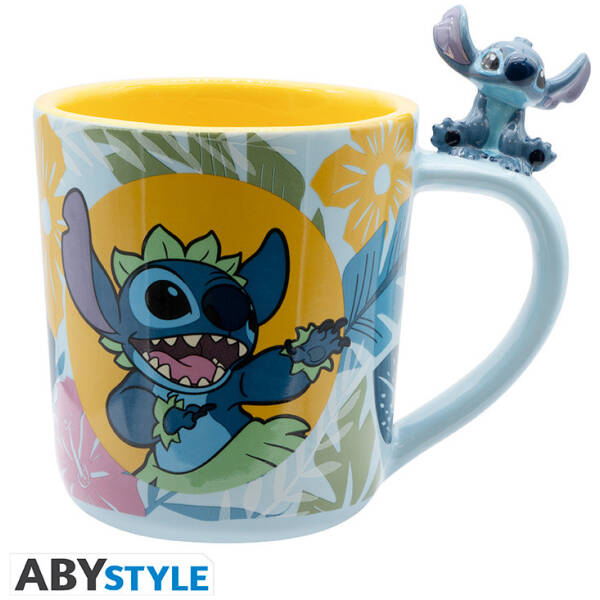 Disney 3D handle Hawaiian Stitch Mug 460 ml Image 1