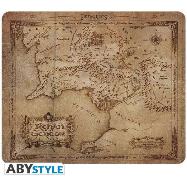 Lord of the Rings Flexible mousepad Rohan & Gondor map Image 2
