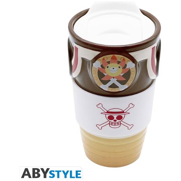 One Piece Ceramic Travel Mug Thousand Sunny 450 ml Image 1