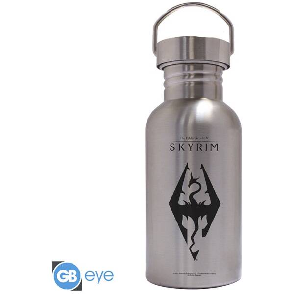 Skyrim Canteen Steel Bottle - Seal of Akatosh 500 ml Image 1