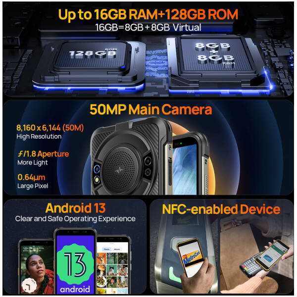 Ulefone Power Armor 16s LTE 8/128GB Orange Image 3