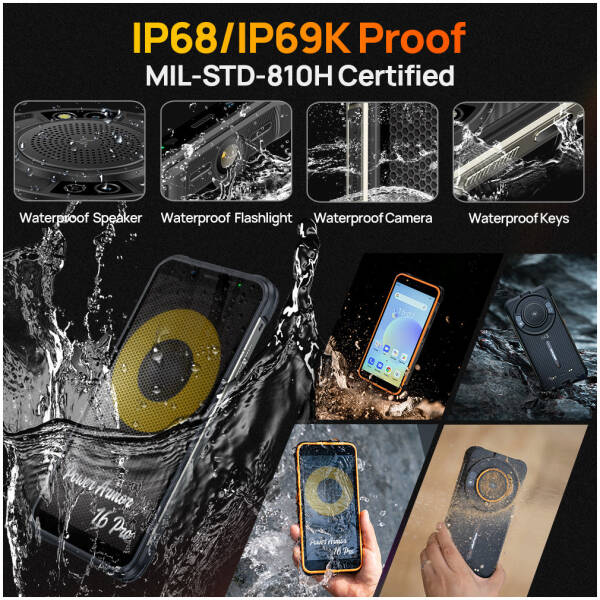Ulefone Power Armor 16s LTE 8/128GB Orange Image 4